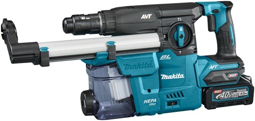 Afbeelding laden in galerijviewer, Makita hr009gm202 accu combihamer | 40 v max | sds-plus | 2 x 4.0 ah accu + snellader | in kunststof koffer - hr009gm202
