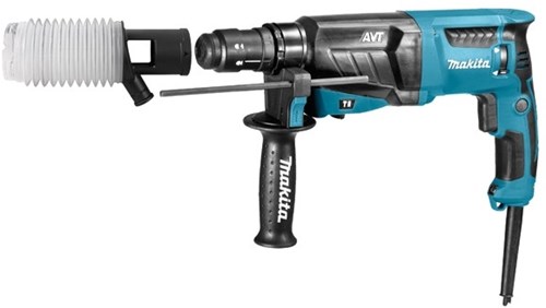 Afbeelding laden in galerijviewer, Makita hr2631ftj combihamer verwisselbare boorkop met stofafzuigset | sds-plus - hr2631ftj

