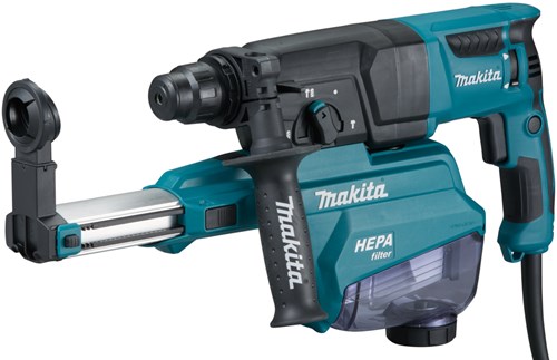 Afbeelding laden in galerijviewer, Makita hr2652j 230 v combihamer | sds-plus | met stofafzuigunit in mbox - hr2652j
