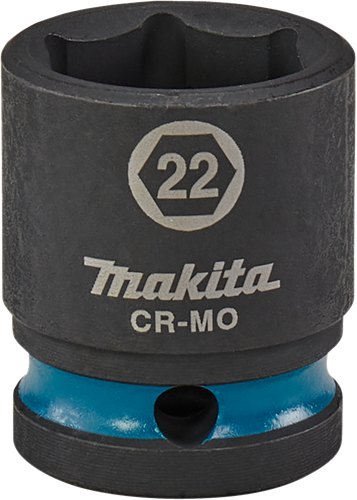 Afbeelding laden in galerijviewer, Makita krachtdop impact black, 1 2 22mm - e-16184

