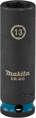 Afbeelding laden in galerijviewer, Makita krachtdop impact black, 3 8 13mm lang - e-16302
