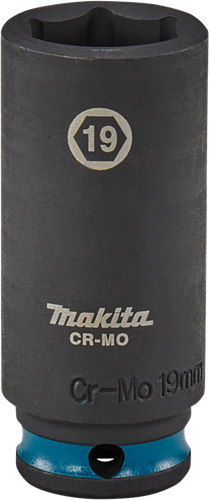 Makita krachtdop impact black, 3 8 19mm lang - e-16368