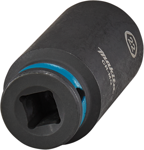 Afbeelding laden in galerijviewer, Makita krachtdop impact black, 3 8 22mm lang - e-16396
