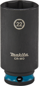 Makita krachtdop impact black, 3 8 22mm lang - e-16396