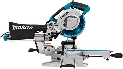 Afbeelding laden in galerijviewer, Makita ls0815flnx | 230v | radiaal afkortzaag | 216 mm + deawst06 onderstel
