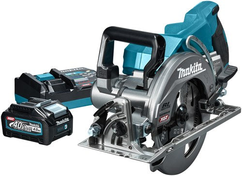 Afbeelding laden in galerijviewer, Makita rs001gm101 | accu cirkelzaag | 185 mm | 40v max | 4.0ah | li-ion - rs001gm101
