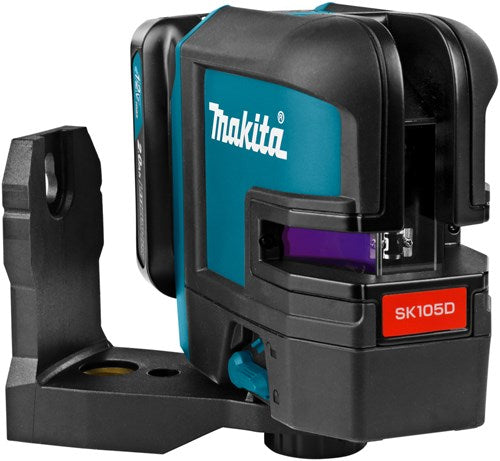Afbeelding laden in galerijviewer, Makita sk105dz kruislijn laser rood zonder accu's en lader, in doos met tas - sk105dz
