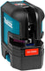 Makita sk105dz kruislijn laser rood zonder accu's en lader, in doos met tas - sk105dz