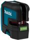 Makita sk105gdz kruislijn laser groen | zonder accu's en lader, in doos met tas - sk105gdz