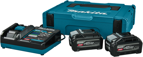 Afbeelding laden in galerijviewer, Makita 1911b9-4 | xgt startset 40v max in mbox1 (2x 4.0ah bl4040f accu + dc40ra snellader) - 1911b9-4
