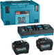 Makita 191y97-1 | xgt startset 40v max in mbox3 (2x 8.0ah bl4080f accu + dc40rb duo snellader) - 191y97-1