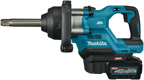 Afbeelding laden in galerijviewer, Makita tw010gt201 | accu slagmoersleutel | xgt 40 v max | 1 | set | 2x 5,0ah accu snellader in kunstof koffer - tw010gt201
