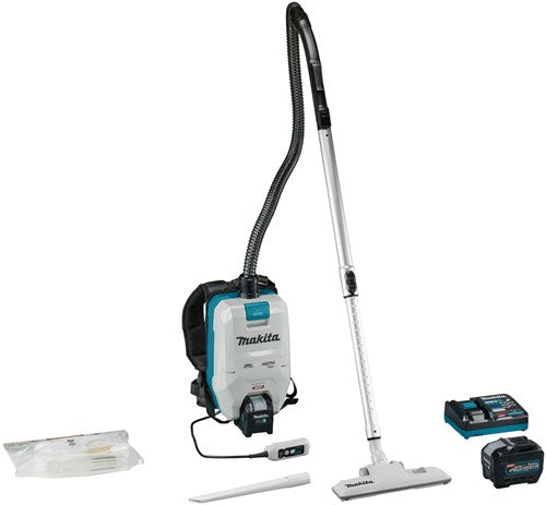 Afbeelding laden in galerijviewer, Makita vc008gl201 | 40v max rugstofzuiger | 2 x 8.0 ah accu + snellader vc008gl201
