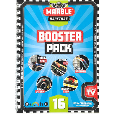 Marble racetrax knikkerbaan boosterpack basic set 16 sheets 3m