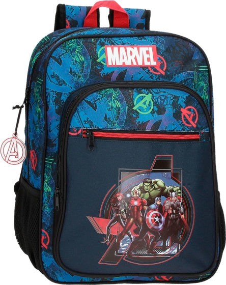 Afbeelding laden in galerijviewer, Marvel On The Warpath rugzak junior 13,7 liter donkerblauw zwart

