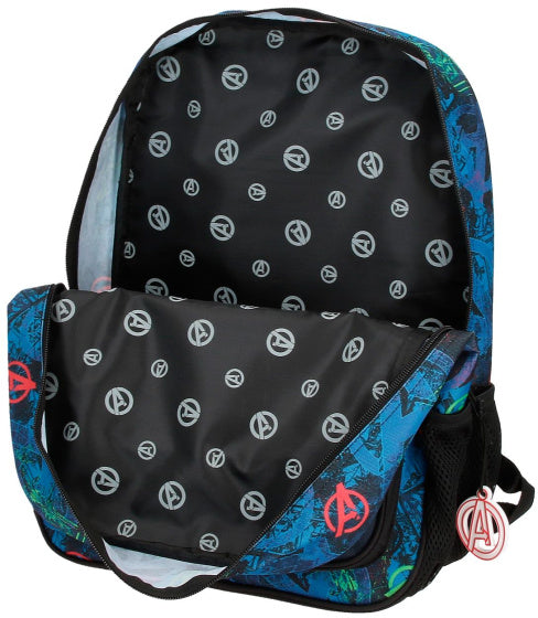 Afbeelding laden in galerijviewer, Marvel On The Warpath rugzak junior 13,7 liter donkerblauw zwart
