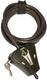 Masterlock adjustable cable 1.80m x ø 8mm - braided steel - 2 keys - 8418eurd
