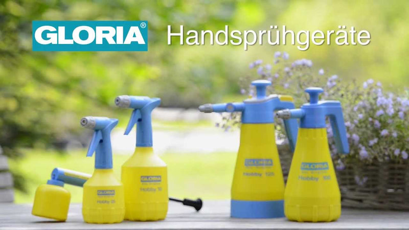 Afbeelding laden in galerijviewer, Gloria producten handsproeier hobby 125 flex 1 25l zwenkbare kop
