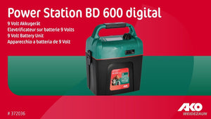 Ako producten power station bd 600 digital batterijapparaat 9v