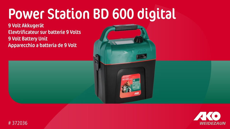 Afbeelding laden in galerijviewer, Ako producten power station bd 600 digital batterijapparaat 9v
