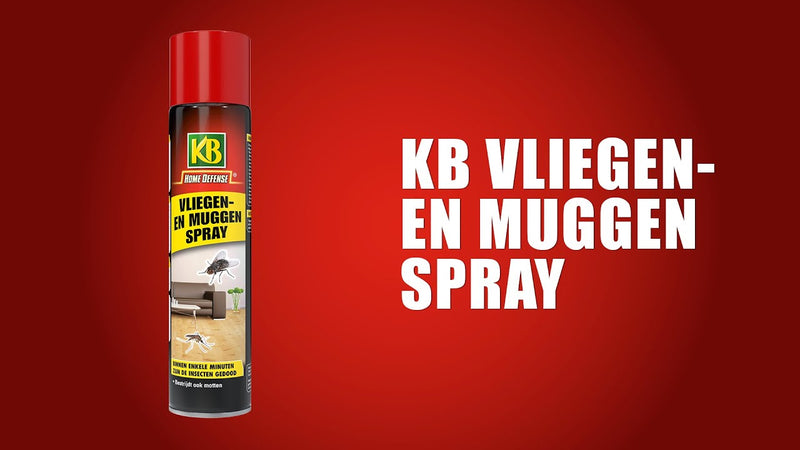 Afbeelding laden in galerijviewer, Kb bestrijding producten kb vliegen en muggen spray 400ml
