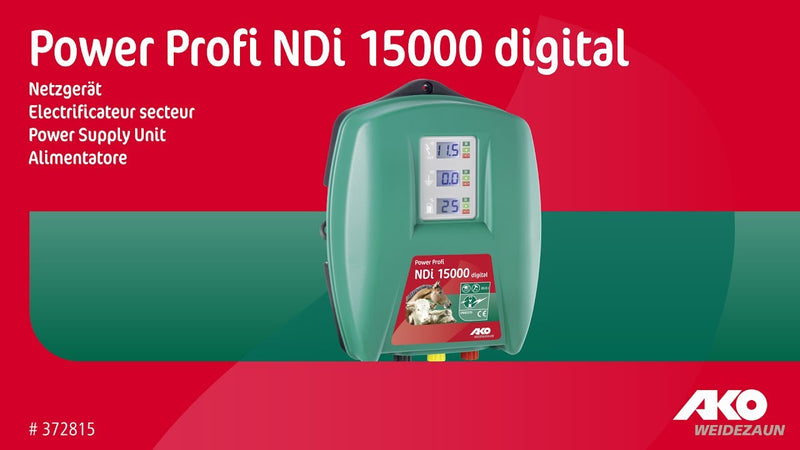 Afbeelding laden in galerijviewer, Ako producten power profi ndi 15000 digital lichtnetapparaat 230v
