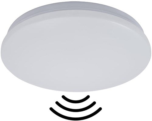 Afbeelding laden in galerijviewer, Enzo mcshine led plafonniere 260mm 12w 3000k + sensor - 5017805
