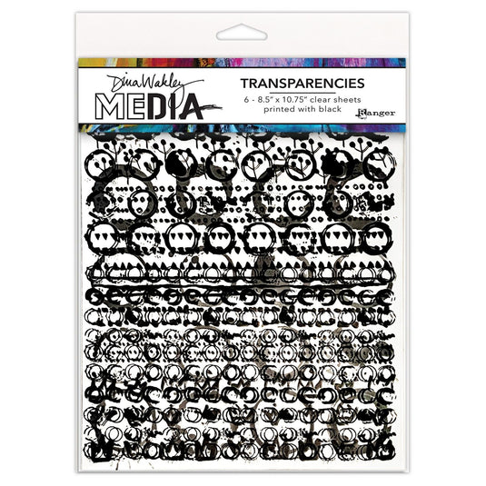 Ranger ink ranger • dina wakley media transparencies pattern play set 2