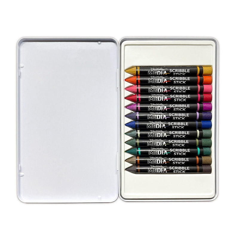 Afbeelding laden in galerijviewer, Ranger ink ranger • dina wakley media scribble sticks 5 12pcs
