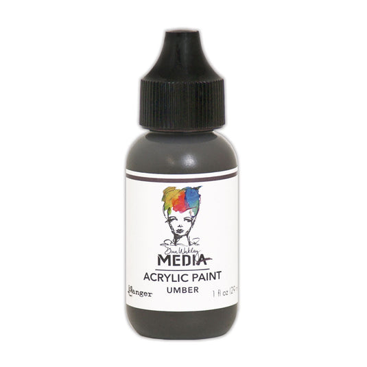 Ranger ink ranger • dina wakley media heavy body acrylic paint umber