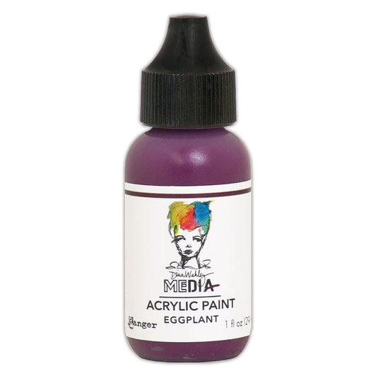 Ranger ink ranger • dina wakley media heavy body acrylic paint eggplant