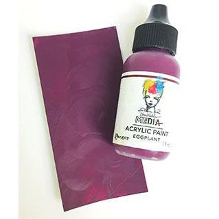 Ranger ink ranger • dina wakley media heavy body acrylic paint eggplant