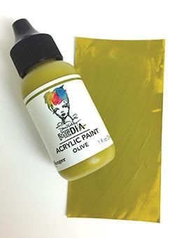 Afbeelding laden in galerijviewer, Ranger ink ranger • dina wakley media heavy body acrylic paint olive
