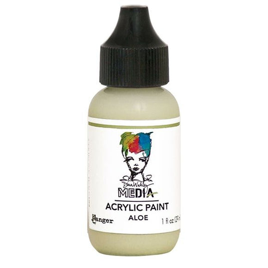 Ranger ink ranger • dina wakley media heavy body acrylic paint aloe