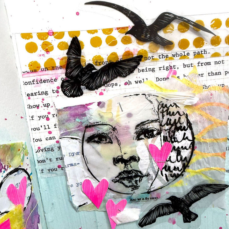 Afbeelding laden in galerijviewer, Ranger ink ranger • dina wakley media cling stamps let it fly
