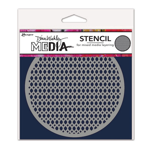 Ranger ink ranger • dina wakley media stencil coasters 3