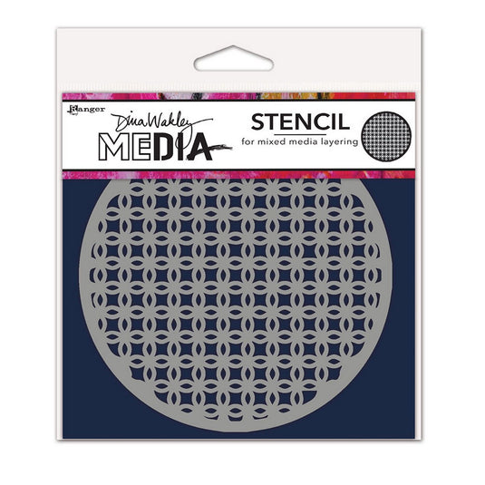 Ranger ink ranger • dina wakley media stencil coasters 4