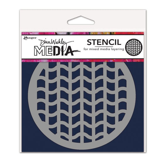 Ranger ink ranger • dina wakley media stencil coasters tire tracks