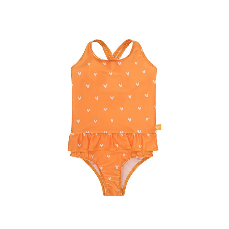 Afbeelding laden in galerijviewer, Orange kiss | oranje meisjes uv badpak
