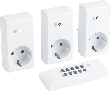 Meister schakelaarset draadloos 3+1 1100w - wu7474500
