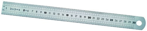Melkmeisje maatlat rvs 500x30x1,0 mm mm, enkelz. - mm722150 - mm722150