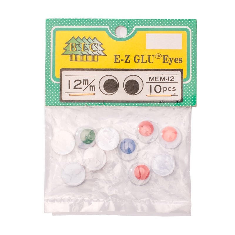 Afbeelding laden in galerijviewer, Vaessen creative • ogen beweegbaar plak 12mm 10pcs
