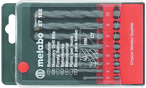 Metabo accessoires borencassette, 8 betonboren - 627182000
