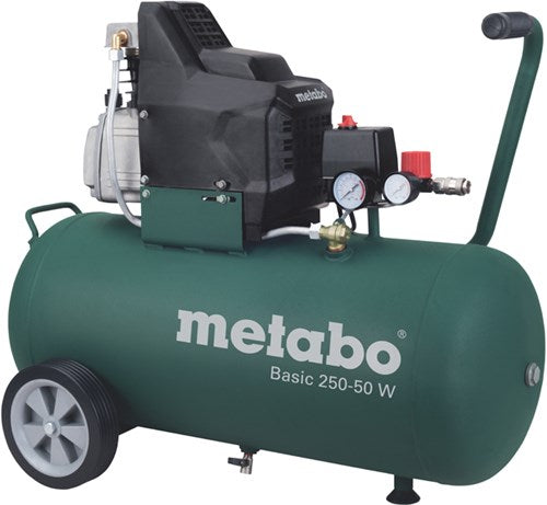 Afbeelding laden in galerijviewer, Metabo basic 250-50 w compressor + lpz-4 toebehorenset - 690866000
