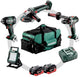 Metabo combo set 4.3.2 | accu combiset 18v bs 18 ltx bl + ssw 18 ltx 400 bl + wb 18 ltx bl 11-125 q + bsa 18 led in gereedschapstas (2x 10.0ah lihd accu + asc 145 lader) - 685209000