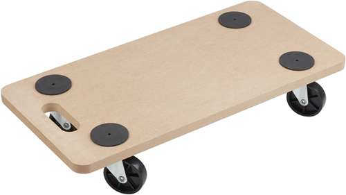 Afbeelding laden in galerijviewer, Metafranc meubelroller 590x290 mdf pp 200kg - wu0820040
