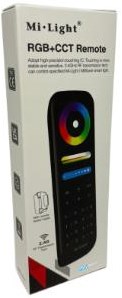 Mi-light miboxer rgb-cct afstandsbediening 2.4g 8-zones zwart - led0231