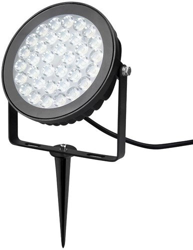Afbeelding laden in galerijviewer, Mi-light miboxer rgb-cct led tuinspot ip65 15w rond zwart - led0256
