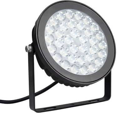 Mi-light miboxer rgb-cct led tuinspot ip65 25w rond zwart - led0258