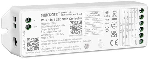 Afbeelding laden in galerijviewer, Mi-light miboxer rgb-cct wifi controller voor led strips 2.4g - led0208
